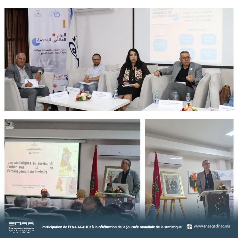 Participation de l'ENA AGADIR à la célébration de la journée mondiale de la statistique 2