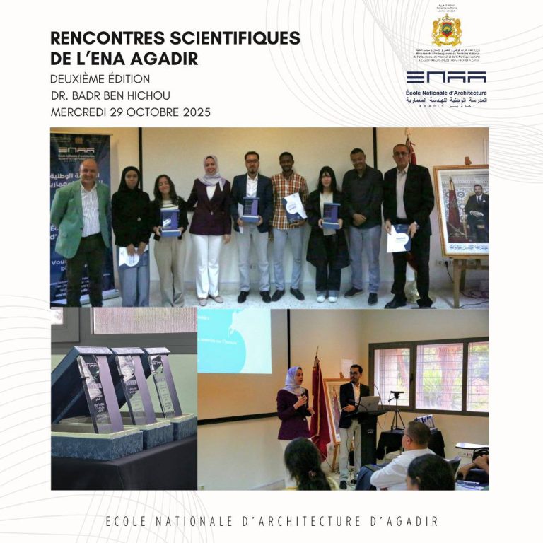Rencontres Scientifiques de l’ENA AGADIR 1